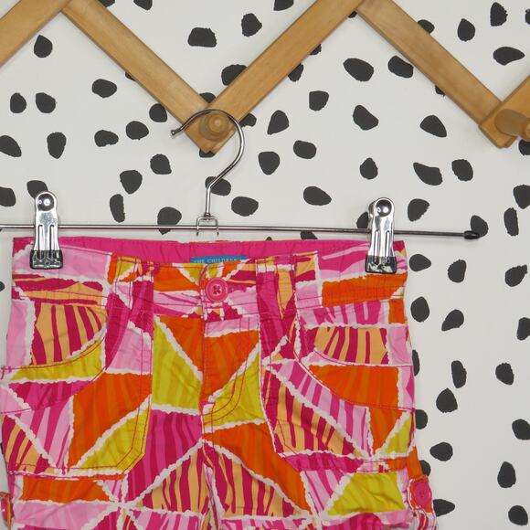The Children’s Place Pink Geometric Print Casual Girls Shorts - Picture 2 of 7